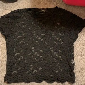 Charlotte Russe Lace crop top